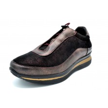 Tamicus TA15713 Burdeos | Zapato de piel elástica | Hecho en España