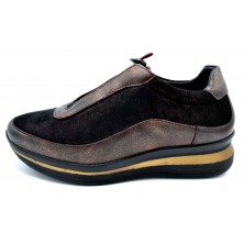 Tamicus TA15713 Burdeos | Zapato de piel elástica | Hecho en España