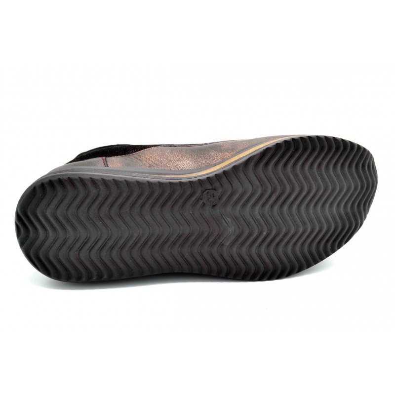 Tamicus TA15713 Burdeos | Zapato de piel elástica | Hecho en España