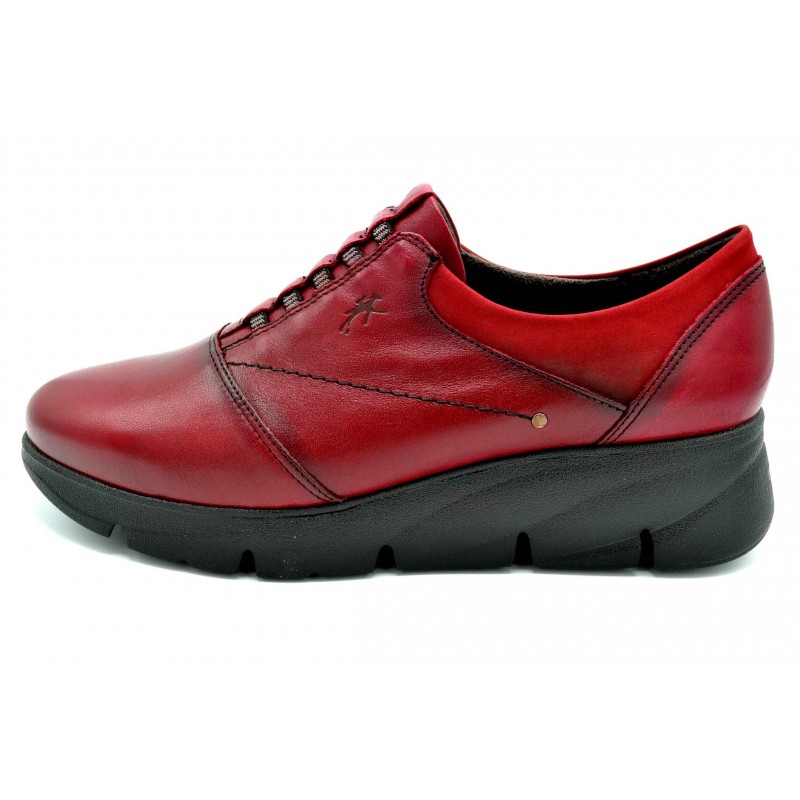 Fluchos Bona F1357 Picota | Zapato de piel con cuña | Cierre elástico