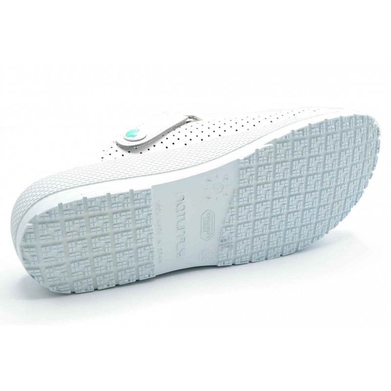 Feliz Caminar Naturfly Mistral | Zueco de piel napa | Piso EVA antideslizante