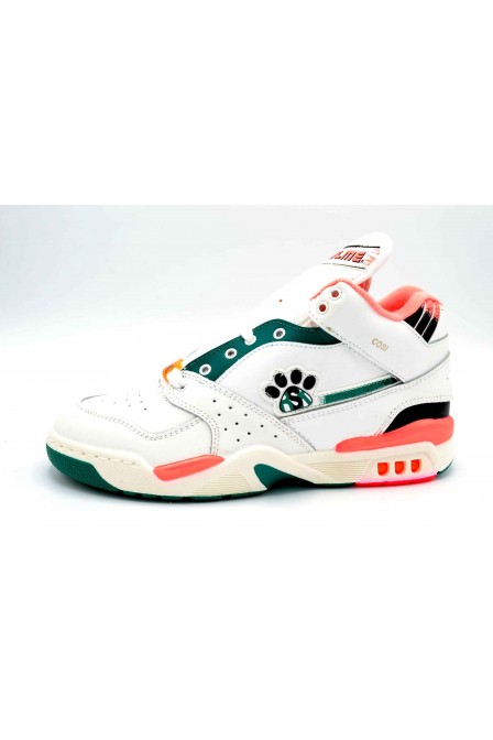 Kelme Coby blanco/salmón | Bota deportiva de piel