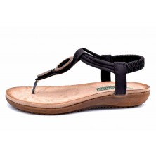 Amarpies ABZ17063 Negro | Sandalia dedo planta GEL