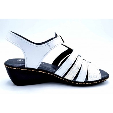 Tamicus SC7992 Ice | Sandalia de piel con cuña