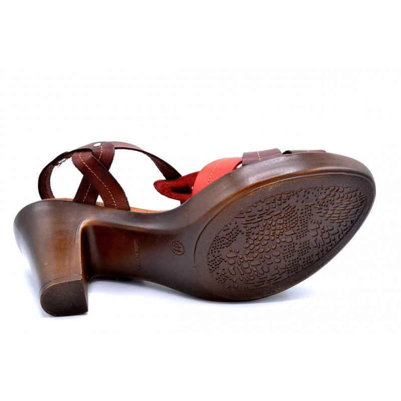 Elx - Larot 3513 | Sandalia de piel con tacón y plataforma