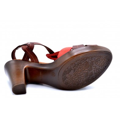 Elx - Larot 3513 | Sandalia de piel con tacón y plataforma