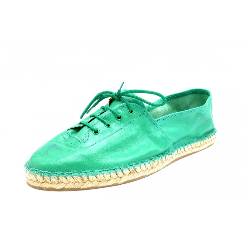 Kelme 74044 verde | Alpargata de piel unisex