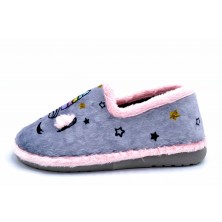 Gomus 6950 Unicornio | Zapatilla de casa relax ultraligera para niña