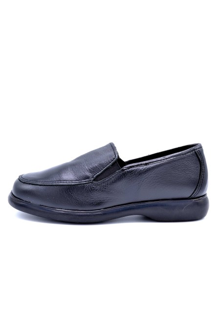Niagara 3020 Negro | Mocasín de piel para mujer | Hecho en España