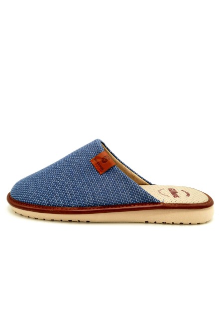 Gomus 613 Azul | Zapatilla de casa abierta de relax ultraligera