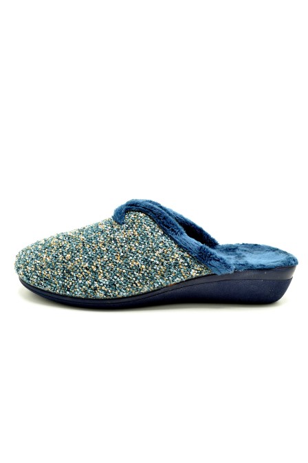 Muro 6305 Marino | Zapatilla de casa abierta para mujer