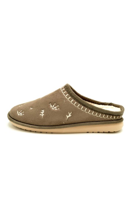 Gomus 6924 Gris | Zapatillas de casa con plantilla extraíble