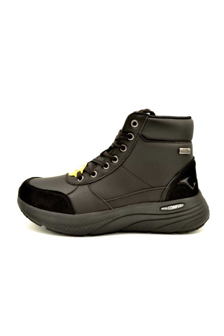 Joma Fuji Lady Negro | Botín casual ancho para mujer