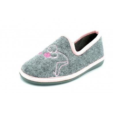 Niagara 4054 gris - Zapatilla invierno de relax