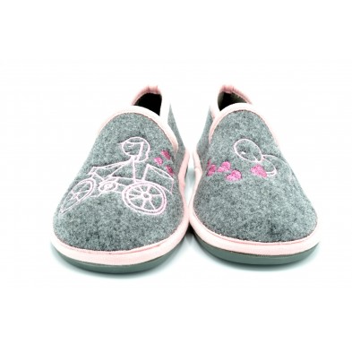 Niagara 4054 gris - Zapatilla invierno de relax
