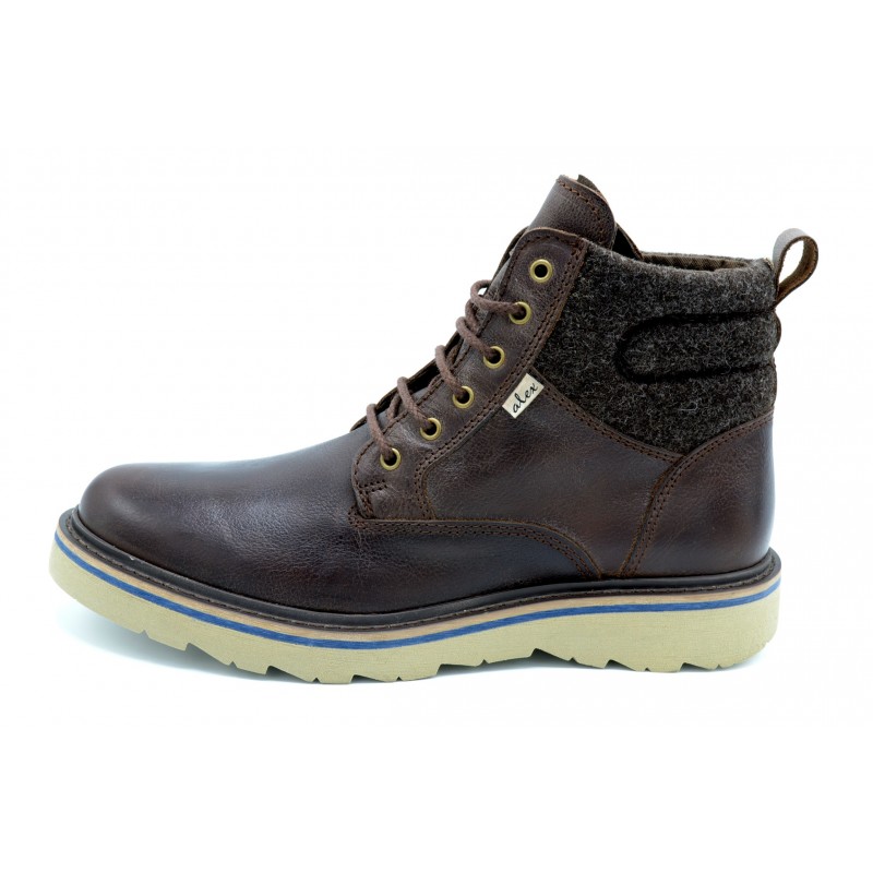 Alex 3388 - Bota casual urbanita de piel