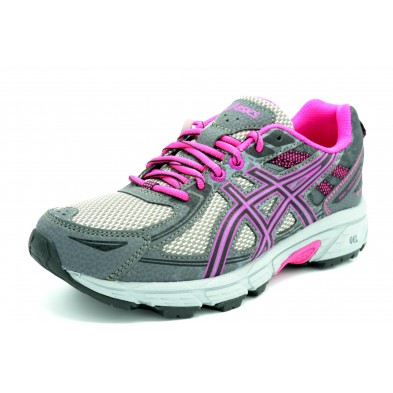 ASICS Gel venture 6 gs carbon/pink
