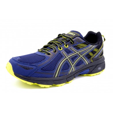 Asics Gel venture 6 blue black/energy green