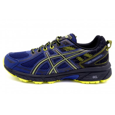Asics Gel venture 6 blue black/energy green