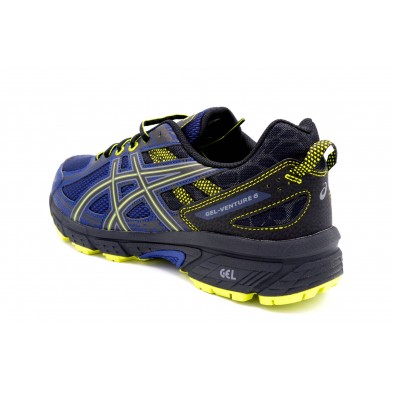 Asics Gel venture 6 blue black/energy green