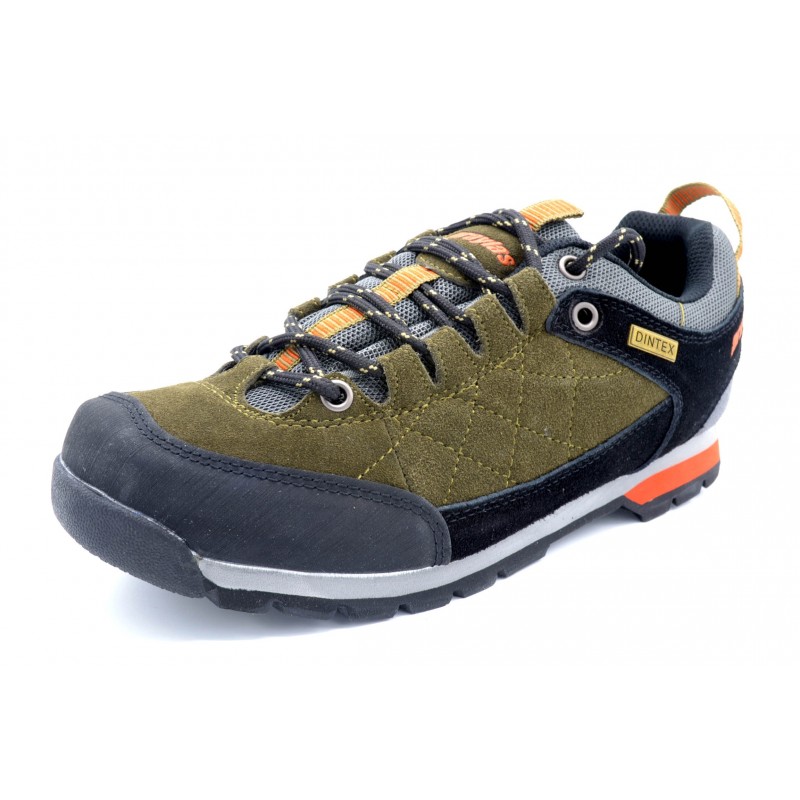 Praylas Layna Kaki/Negro - Zapatilla Treking con membrana impermeable