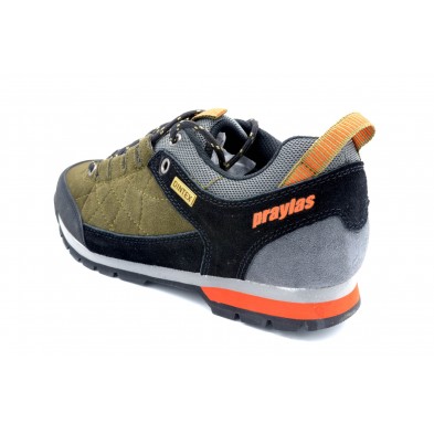 Praylas Layna Kaki/Negro - Zapatilla Treking con membrana impermeable
