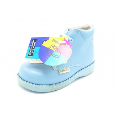 Nenuco 1165 Celeste - Botita de piel para niño