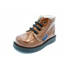 Nenuco 3039 Charol cuero - Bota de charol para niña