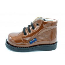 Nenuco 3039 Charol cuero - Bota de charol para niña