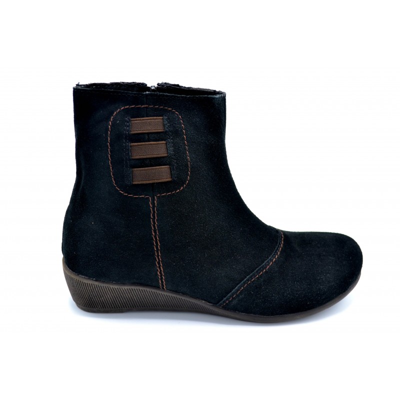 Sweden Kle Karlina Negro - Botin de piel