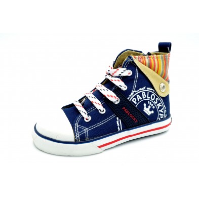 Pablosky 978620 - Bota de lona con plantilla de piel extraible