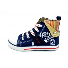 Pablosky 978620 - Bota de lona con plantilla de piel extraible