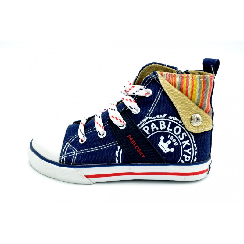 Pablosky 978620 - Bota de lona con plantilla de piel extraible