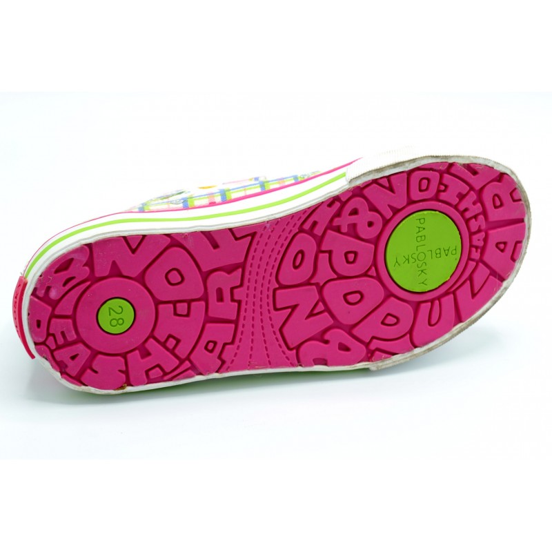 Pablosky 968860 - Zapatilla de lona con puntera de goma