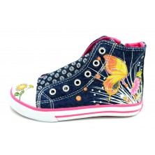 Pablosky 984520 - Bota de lona con plantilla de piel extraible