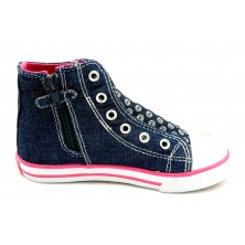 Pablosky 984520 - Bota de lona con plantilla de piel extraible