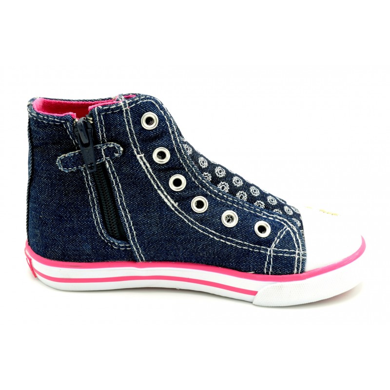 Pablosky 984520 - Bota de lona con plantilla de piel extraible