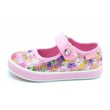 Pablosky 982570 - Mercedita de lona-lentejuelas