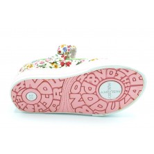 Pablosky 966630 - Mercedita de lona con plantilla de piel extraible