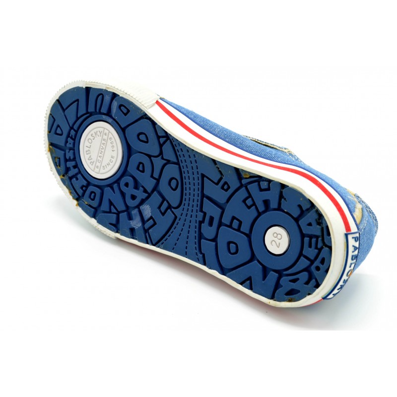 Pablosky 979140 - Zapatilla de lona con puntera de goma