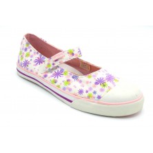 Pablosky 876800 - Mercedita de lona, plantilla extraible de piel