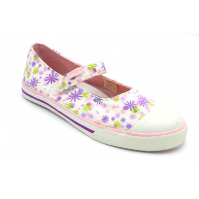 Pablosky 876800 - Mercedita de lona, plantilla extraible de piel