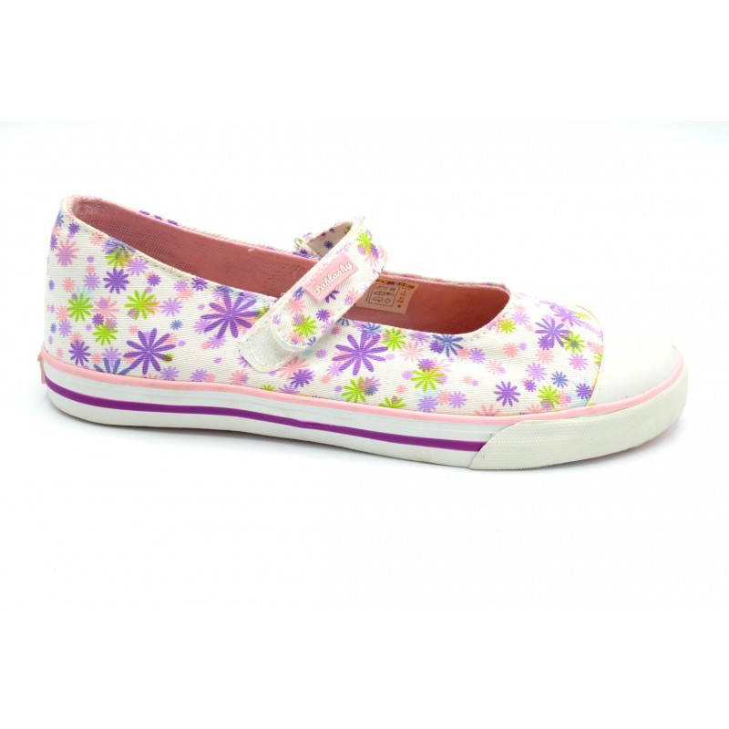 Pablosky 876800 - Mercedita de lona, plantilla extraible de piel