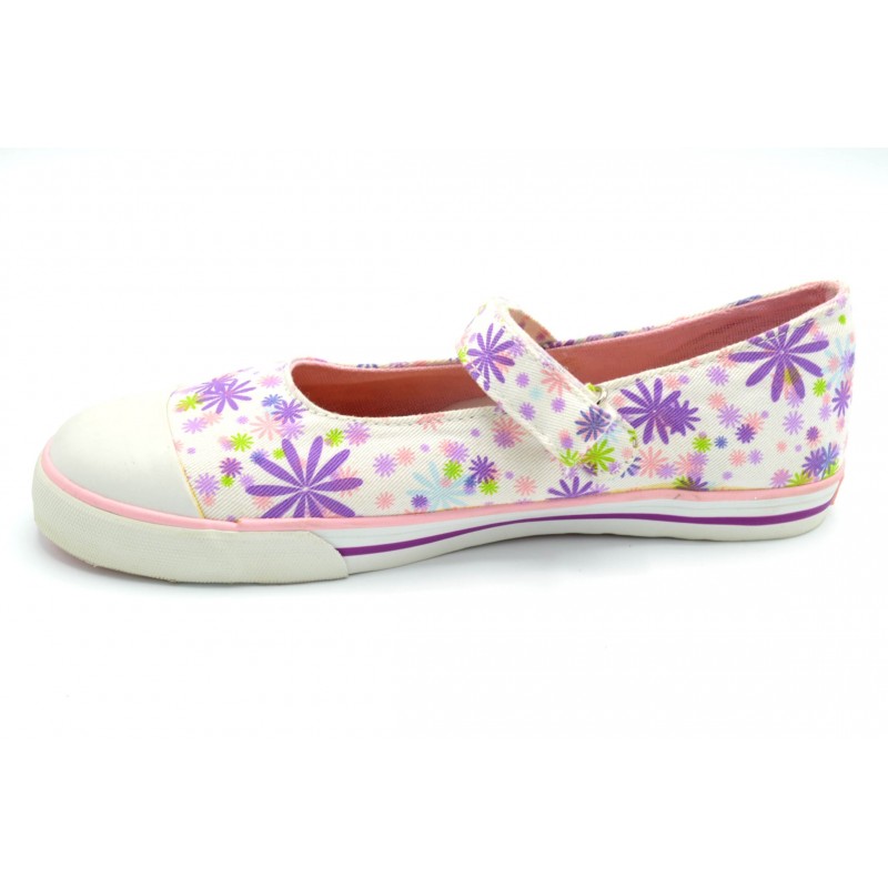 Pablosky 876800 - Mercedita de lona, plantilla extraible de piel