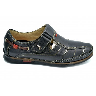 Fluchos 7575 Tornado Negro - Sandalia de Caballero