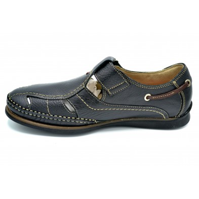 Fluchos 7575 Tornado Negro - Sandalia de Caballero