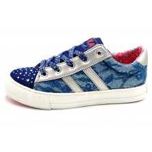 Pablosky 949220 Navy Lace - Zapatilla de lona