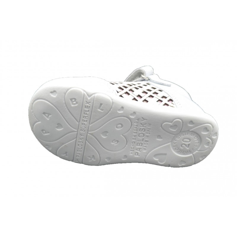 Pablosky 001400 blanco - Zapato primeros pasos