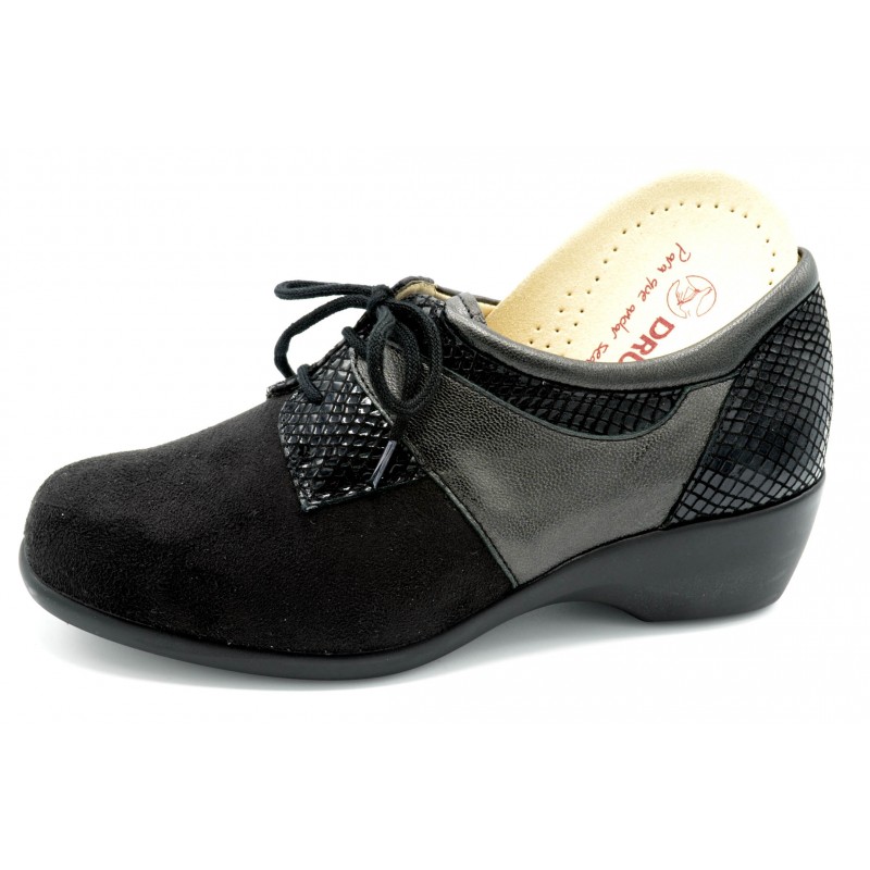 Drucker Calzapedic 29719 - Zapato elástico ancho especial