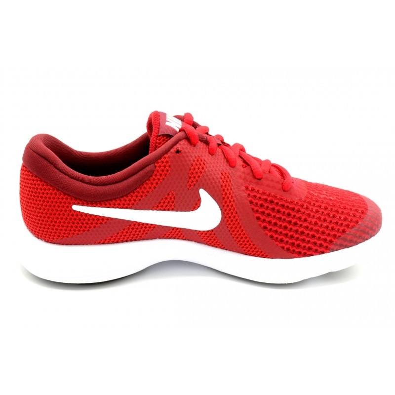 Nike Revolution 4 GS Red - Zapatilla running